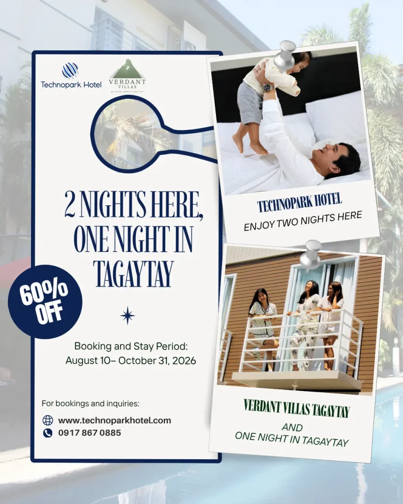 Two Nights Here, One Night in Tagaytay